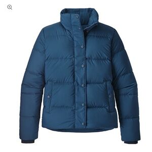 Patagonia Women's Blue Puffer Jacket